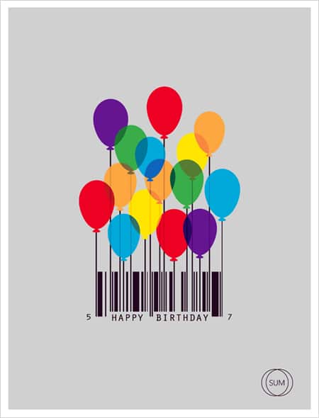 Birthday Balloons Barcode - Canada Barcodes